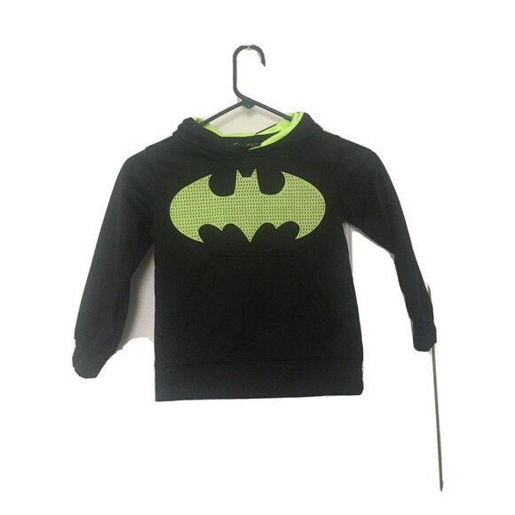 Batman Boys Graphic Sweatshirt Hoodie PullOver Size XS 4/5 Multi-Color - Picture 1 of 11